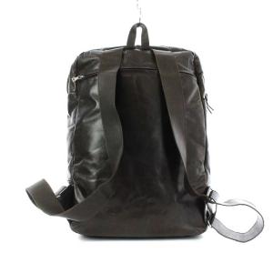 m0851 ANILINE COMPUTER BACKPACK バッグ リュックサック アニリンレザー ブラック