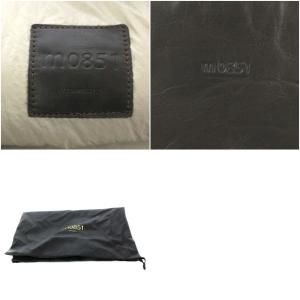 m0851 ANILINE COMPUTER BACKPACK バッグ リュックサック アニリンレザー ブラック