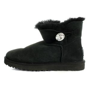 UGG australia MINI BAILEY ブリング ショートブーツ ムートン 24cm ブラック