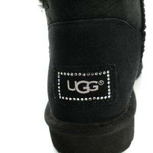 UGG australia MINI BAILEY ブリング ショートブーツ ムートン 24cm ブラック