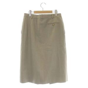 HERMES マルジェラ期 フロントスリットスカート 36 ライトブラウン