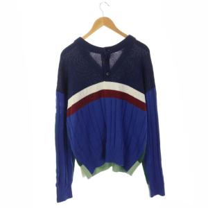 MIHARA YASUHIRO Maison バーシティーカーディガン 46 マルチカラー