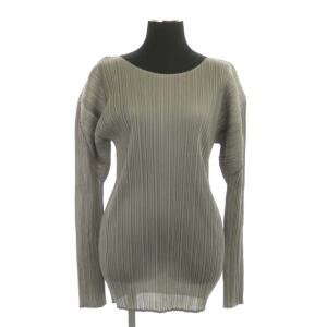 プリーツカットソー 長袖 3 グレー