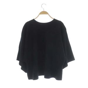 ADORE 21SS ドライストレッチニットカットソー 38 ブラック