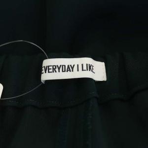 EVERYDAY I LIKE 21AW イージーフレアパンツ 36 ダークグリーン