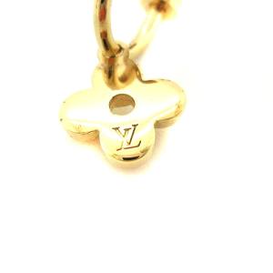 LOUIS VUITTON M64859 モノグラム ブックル ドレイユ・ブルーミング ピアス ゴールド