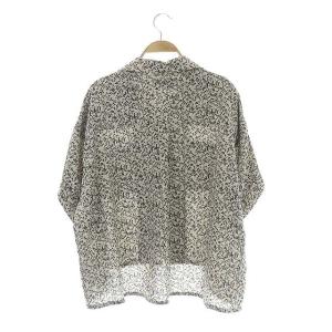 CLANE MINAMI TANAKA 21SS CIRCLE FLOWER SHIRT 1 ブラック