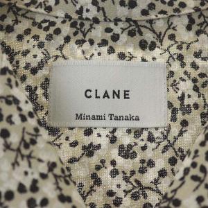 CLANE MINAMI TANAKA 21SS CIRCLE FLOWER SHIRT 1 ブラック