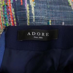 ADORE ツイードラップミニスカート マルチカラー