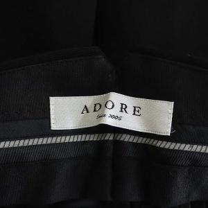 ADORE ワイドパンツ ブーツカット ウール 38 ブラック