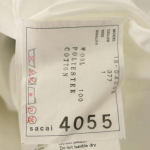 sacai Knit Panel Long Dress 1 ホワイト