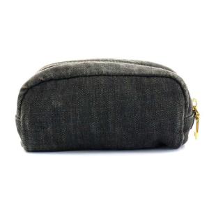 PRADA デニムポーチ グレー