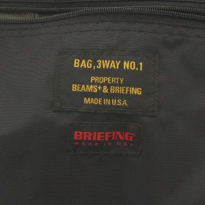 BRIEFING BEAMS PLUS別注 11-61-2113-106 CRAZY 3WAY BAG グレー