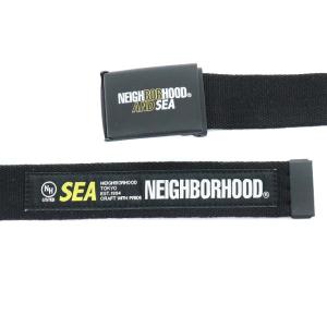 NEIGHBORHOOD WIND AND SEA 20SS G.I.ベルト バックル ブラック