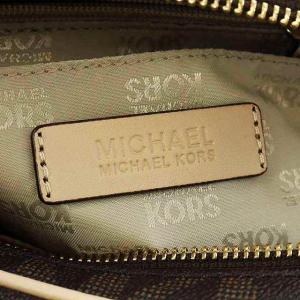 MICHAEL Michael Kors MK柄レザーハンドバッグ ブラウン
