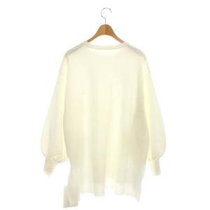 ADORE 22SS クラッシーコットンニット カットソー 長袖 38  ホワイト