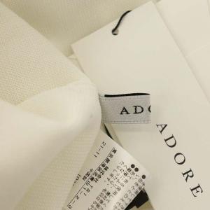 ADORE 22SS クラッシーコットンニット カットソー 長袖 38  ホワイト