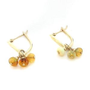 agete ピアス K10YG イエローゴールド