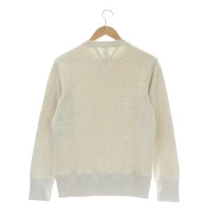 LOOPWHEELER BEAMS PLUS別注 クルーネックスウェット プルオーバー 長袖 S オートミール