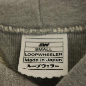 LOOPWHEELER パーカー プルオーバー 長袖 カンガルーポケット S グレー