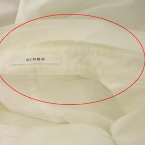 CINOH SLIT SLEEVES SHIRT 38 ホワイト