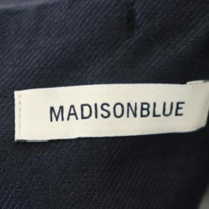 MADISONBLUE 20SS PANEL FLARE SKIRT LINEN TWILL S ネイビー