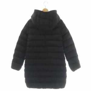 DUVETICA ACE ウールダウンコート アウター ロング フード ジップアップ 40 黒 ブラック