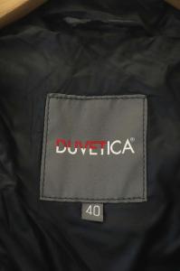 DUVETICA ACE ウールダウンコート アウター ロング フード ジップアップ 40 黒 ブラック