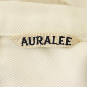 AURALEE デニム台形スカート ミモレ丈 1 ホワイト