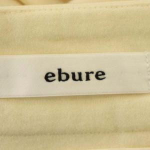 ebure サイドスリットロングタイトスカート ウール 36 アイボリー