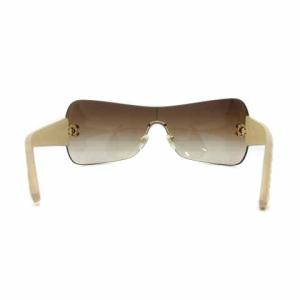 CHANEL 4157-Q マトラッセレザー ココマーク サングラス ブラウン