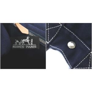 HERMES フールトゥ PM トートバッグ ネイビー