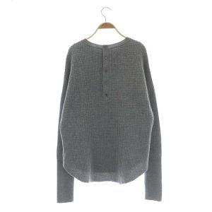 L'Appartement 20AW Thermal Knit セーター グレー