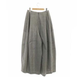 ENFOLD 21AW PEダブルクロス ハーレムTROUSERS ワイドパンツ 38 グレー