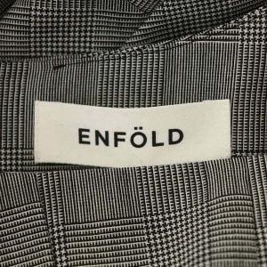 ENFOLD 21AW PEダブルクロス ハーレムTROUSERS ワイドパンツ 38 グレー