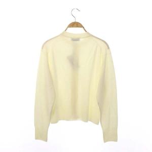 JOHN SMEDLEY メリノウールクルーネックカーディガン M ホワイト