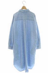 REMI RELIEF デニムシャツワンピース F ライトブルー