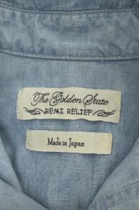 REMI RELIEF デニムシャツワンピース F ライトブルー