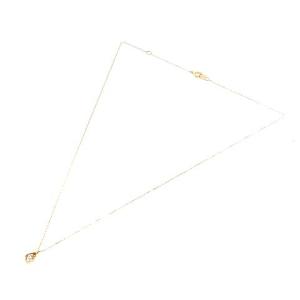 VENDOME AOYAMA ネックレス K18 ストーン ティアドロップ イエローゴールド