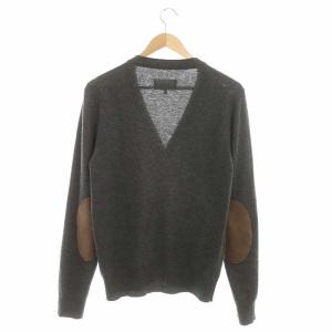 Martin Margiela 14 ニットカーディガン エルボーパッチ S グレー