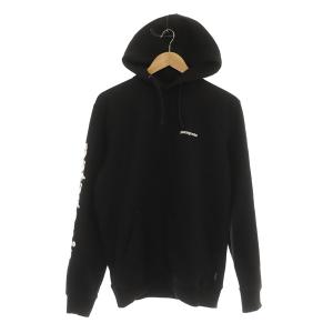 Text Logo Uprisal Hoody プルオーバーパーカー 長袖 裏起毛 M ブラック