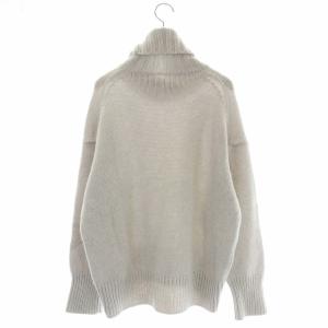 GALERIE VIE 20AW ファインウールハイネックプルオーバーニットセーター S グレー