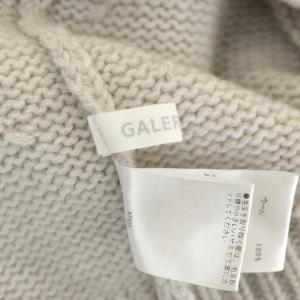 GALERIE VIE 20AW ファインウールハイネックプルオーバーニットセーター S グレー