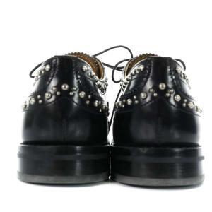 Church's BURWOOD レザーシューズ ウイングチップ スタッズ 36.5 ブラック
