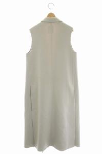 ebure ウールロングジレ 36 グレージュ