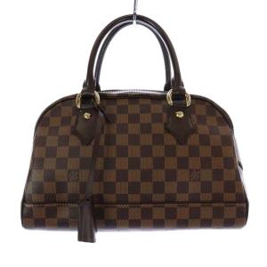 LOUIS VUITTON N60008 ダミエ ドゥオモ ハンドバッグ パドロック ブラウン