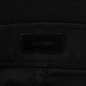 MOTHER 20AW BLACK INSIDER CROP デニムパンツ ジーンズ ストレート カットオフ