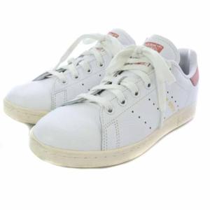 adidas Originals Stan Smith スニーカー シューズ レースアップ 22.5cm ホワイト ピンク