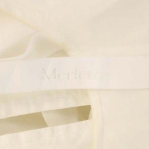 Merlette ESSAOUIRA DRESS ティアード ワンピース 九分袖 ロング フレア XS ホワイト