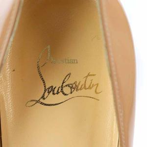 Christian Louboutin パテントレザーハイヒールパンプス  35.5 ベージュ
